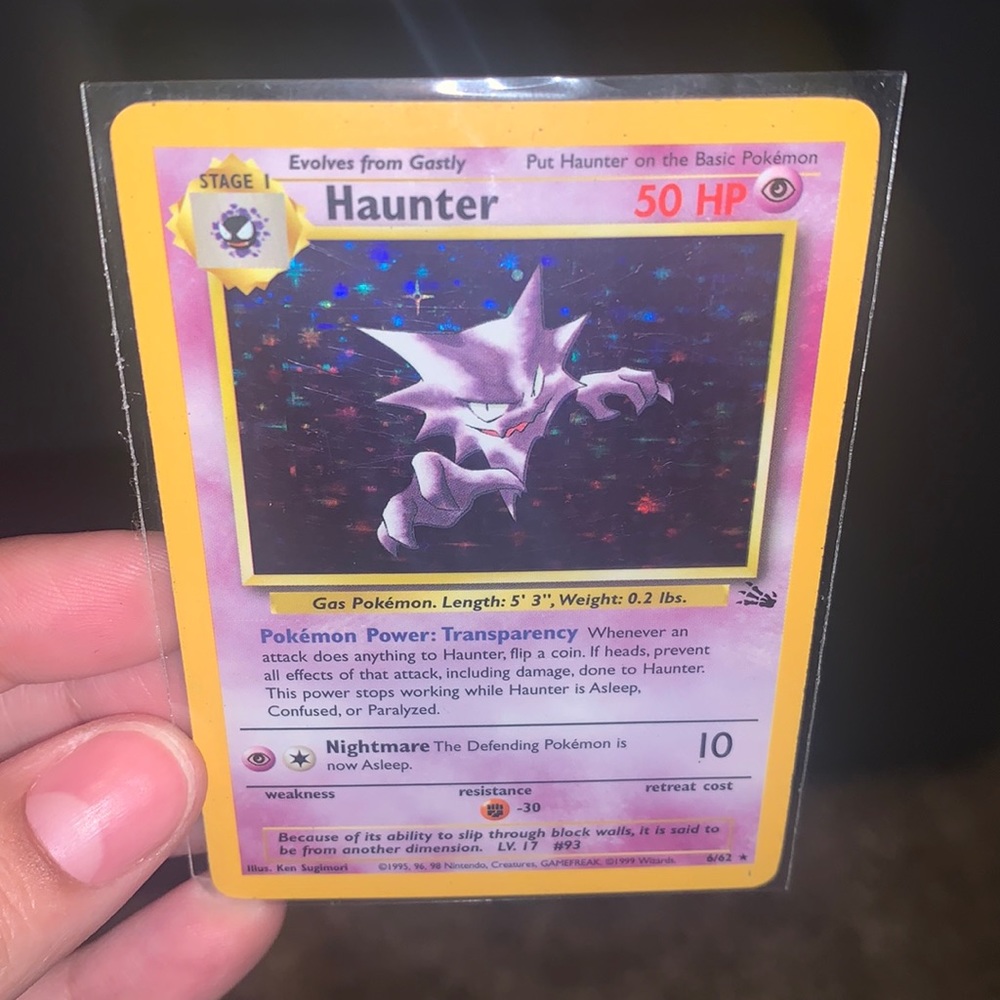 1999-D Fossil Haunter Holo-Rare 6/62